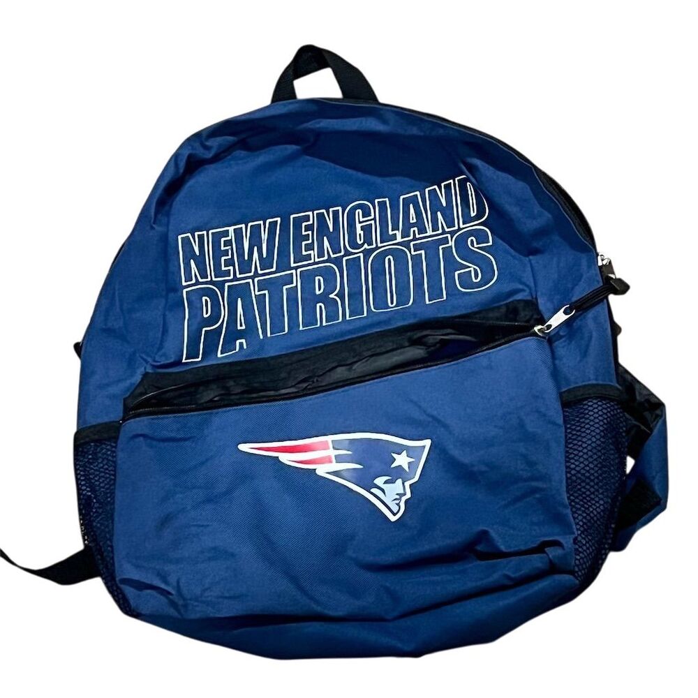 New England Patriots NFL Backpack NFL Unisex Adult Multi-Color Blue Standard